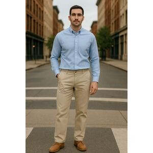 GAP Men's Classic Fit Khaki Pants – Size 36 Comfortable Everyday Wear